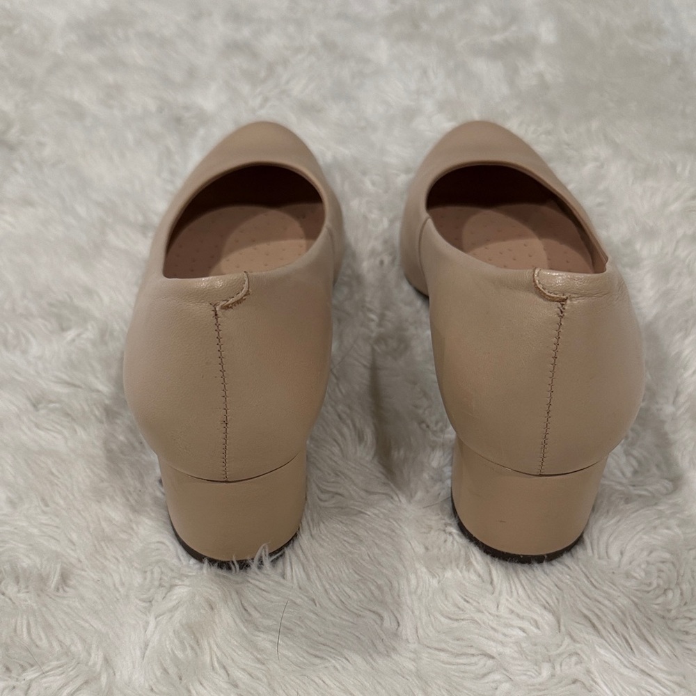 Marc Joseph Womens Genuine Leather Nude Broadway Pump Size 7 - Picture 4 of 5